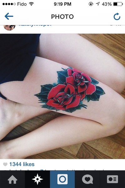 Pics please? Thigh tattoo. | Beautylish