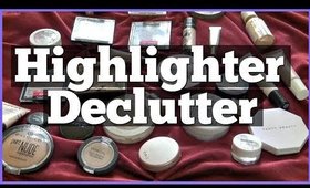 Highlighter Collection Declutter 2018