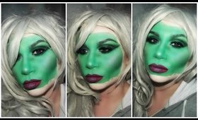 Alien Drag Queen Make Up Transformation