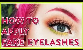 HOW TO APPLY FALSE LASHES WITH JUST YOUR FINGERS