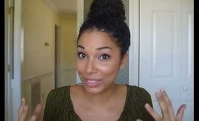 Requested: 5 Minute Curly Top Knot