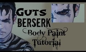 Berserk: Guts Body Paint Tutorial (NoBlandMakeup)