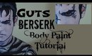 Berserk: Guts Body Paint Tutorial (NoBlandMakeup)