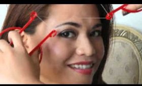 Eyebrow Threading at Home in Minutes