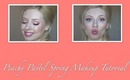 Peach Pastel Spring Makeup Tutorial