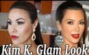 Kim Kardashian Inspired Glam Makeup Tutorial