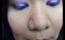 Purple and Shimmery Pink: A Makeup tutorial