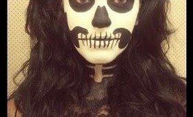Skeleton Halloween Make-up Tutorial