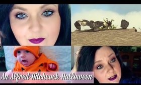 Fall Makeup, Creepy Halloween Birds & a Pumpkin Baby