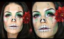 Nightmare Before Christmas Inspired Avante Garde Skull Makeup