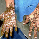 Simple bridal henna