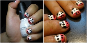 MOO! :) i did these on my friends nails.
