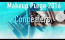 MAKEUP PURGE 2016 | DECLUTTERING My Concealers for Normal/Dry Skin | NaturallyCurlyQ