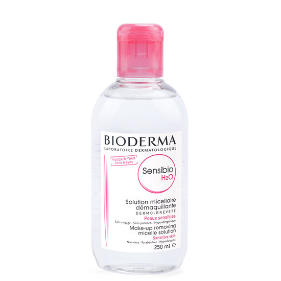 Bioderma Sensibio H2O 250 ml product smear.