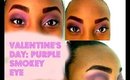 Valentine's Day Makeup: Purple Smokey Eye