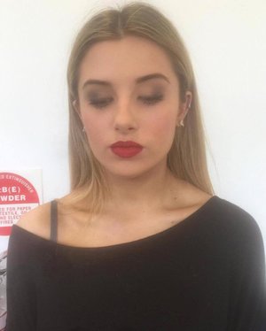 In the Diploma Of Screen And Media we had to recreate the popular makeup style worn by women in the 1940's, this is my recreation of a 1940's makeup that was popular for women at the time.