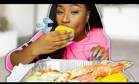 KING CRAB SEAFOOD BOIL MUKBANG!