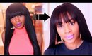 How to Thin out Bangs on a Wig using Thinning Shears| TALK THROUGH TUTORIAL