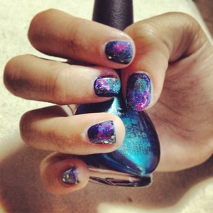 Galaxy Nails..💙🌌😍


