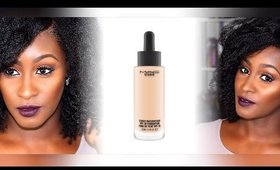 New Mac Studio Waterweight Foundation Review & Demo NW47 | Shlinda1