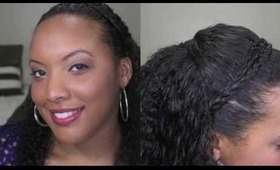 How to: Braided Headband (Texlaxed/Relaxed)