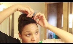 Natural Hairstyle :: 2 Quick Pin-Up Styles - Tutorial