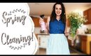 Clean & Decorate With Me For Spring 2018! Spring Cleaning My Kitchen & Dining Room + Spring Decor!