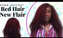GRWM Chit Chat | Hot Red Glueless Wig, 2020 Focus & Motivational Chat
