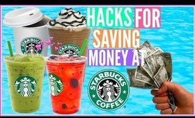 Genius Life HACKS for SAVING Money At STARBUCKS!!!!