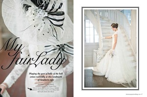 My first 4 page editiorial layout for Atlanta Weddings magazine. Fall/winter 