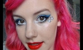 4th of July Party Makeup