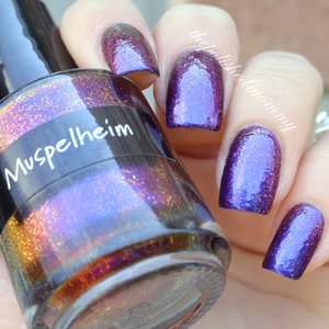 Swatch and review of CrowsToes Muspelheim on the blog today: http://www.thepolishedmommy.com/2014/07/crowstoes-muspelheim.html