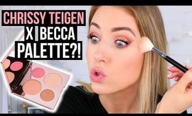 CHRISSY TEIGEN x BECCA PALETTE: Worth the HYPE?! || First Impression Friday