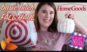 BASIC BITCH FALL HAUL 🛍 (Bath & Body Works, Target, HomeGoods, Marshall's)