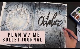PLAN WITH ME | OCTOBER 2017 | BULLET JOURNAL IDEAS | ANN LE