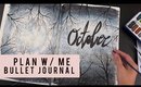 PLAN WITH ME | OCTOBER 2017 | BULLET JOURNAL IDEAS | ANN LE