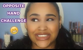 Full Face Of Makeup Using My Opposite Hand Challenge! | Lyiah xo
