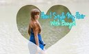 ♡ How I Style Long, Thick Hair with Bangs ♡