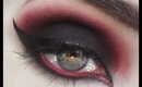Black and Red Gothy Makeup Tutorial