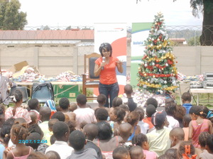 Telling our orphans what why we celebrate Christmas.