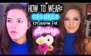 How to Wear Colored Eyeshadow (Pop of Color Makeup Tutorial!) | Casey Holmes