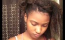 My flat ironed hair routine