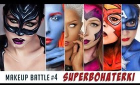 Makeup battle #4 SUPER BOHATERKI  || Zmalowana