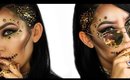Golden Goddess Skull Makeup || LAUREN NICOLE
