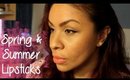My Top 5 Spring & Summer Lipsticks | TheRaviOsahn
