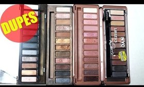 DUPE ALERT: NYC LOVATICS BY DEMI vs NAKED PALETTES! #DupeTuesday Ep  4