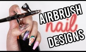 5 Easy Nail Art Designs Using An AIRBRUSH!