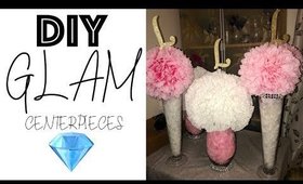 DIY GLAM BABY SHOWER CENTERPIECES (USING COFFEE FILTERS!)