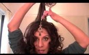Curly Hair  with Tikka Setting