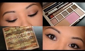 GRWM: Simple Everyday Makeup - UD Naked On The Run | FromBrainsToBeauty